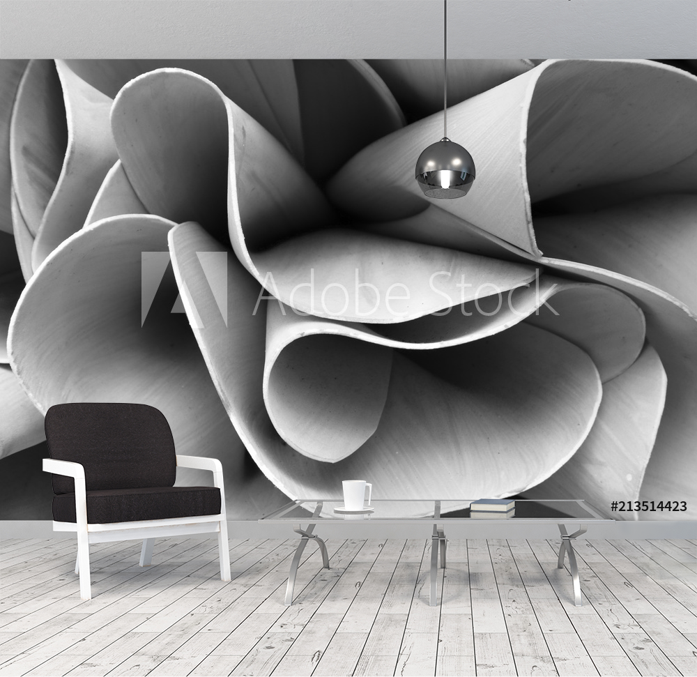 Picture of Abstract lines on architecture modern architecture detail Refined fragment of contemporary office interior  public building